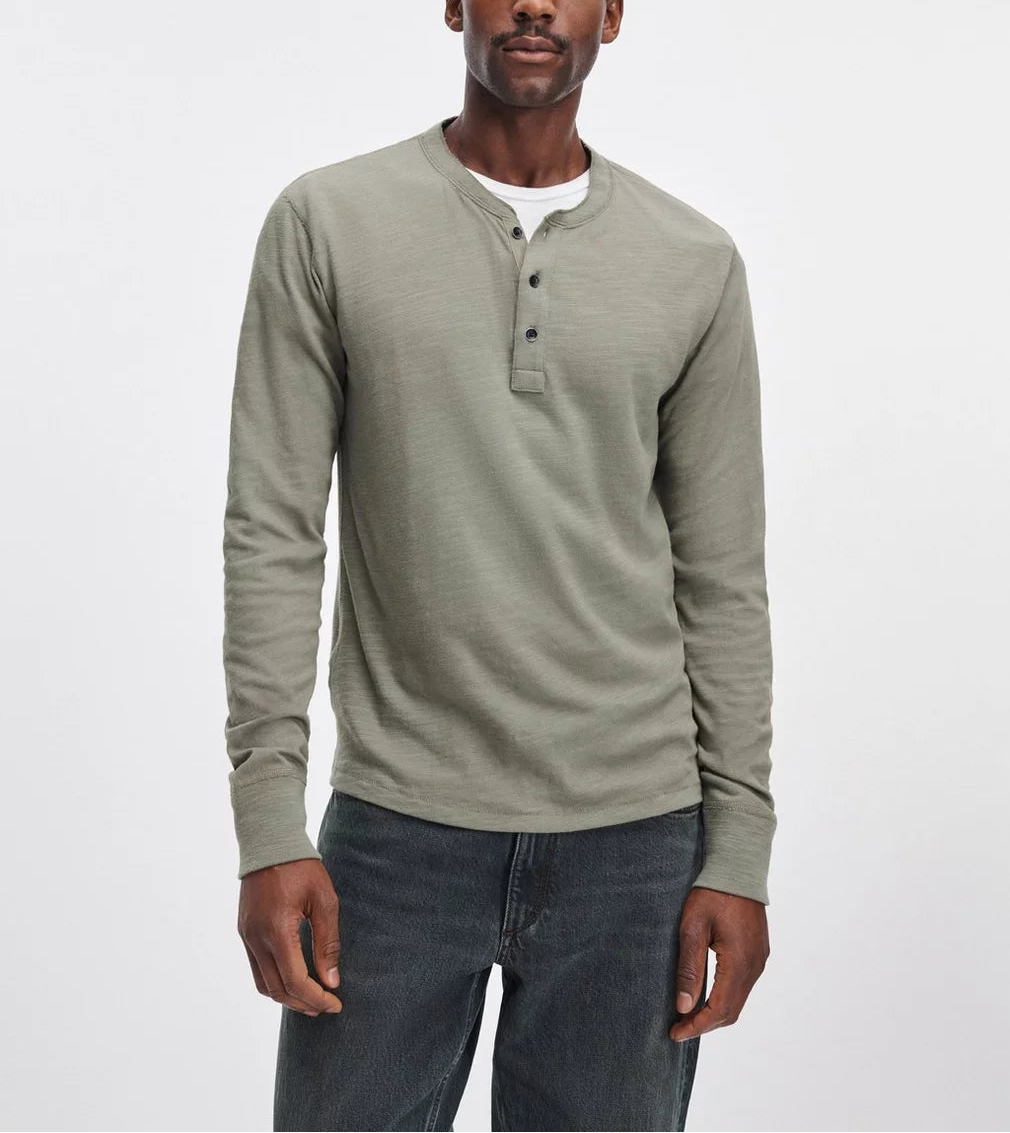 Rag & Bone Classic L/S Slub Henley