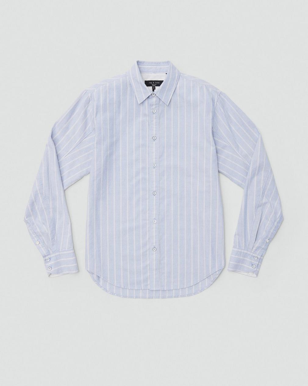 Rag & Bone Fit 2 Engineered Cotton Stripe Oxford Shirt