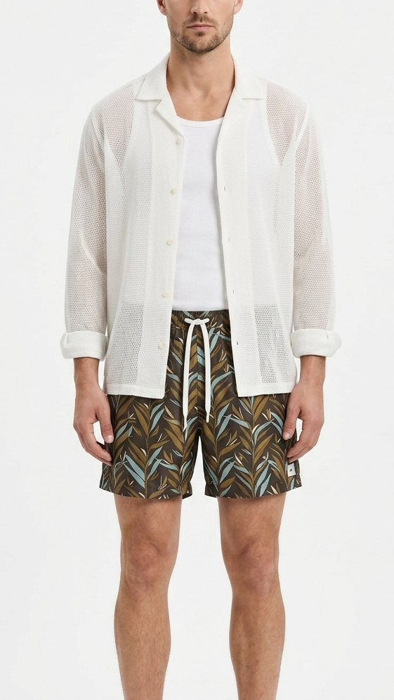 Altea Levanto Printed Swim Trunks