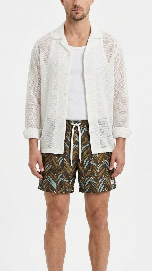Altea Levanto Printed Swim Trunks
