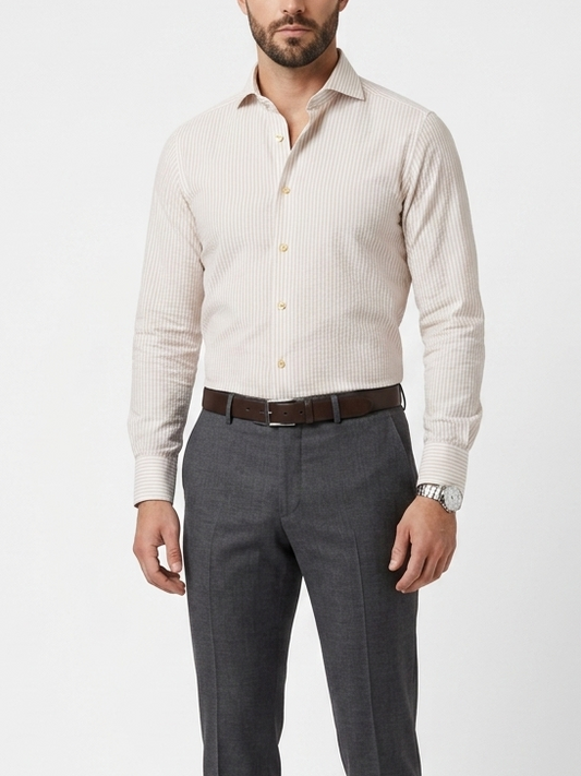 Stenstroms Cotton Stripe Shirt