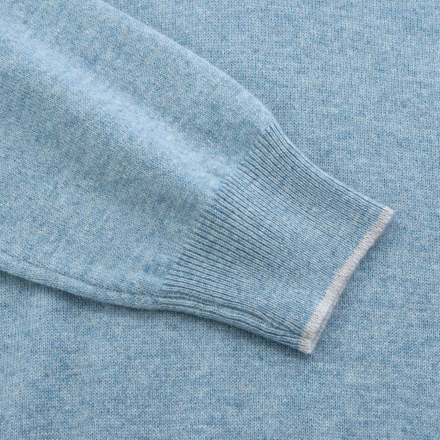 Gran Sasso Covered 1/4 Zip Wool Blend Sweater
