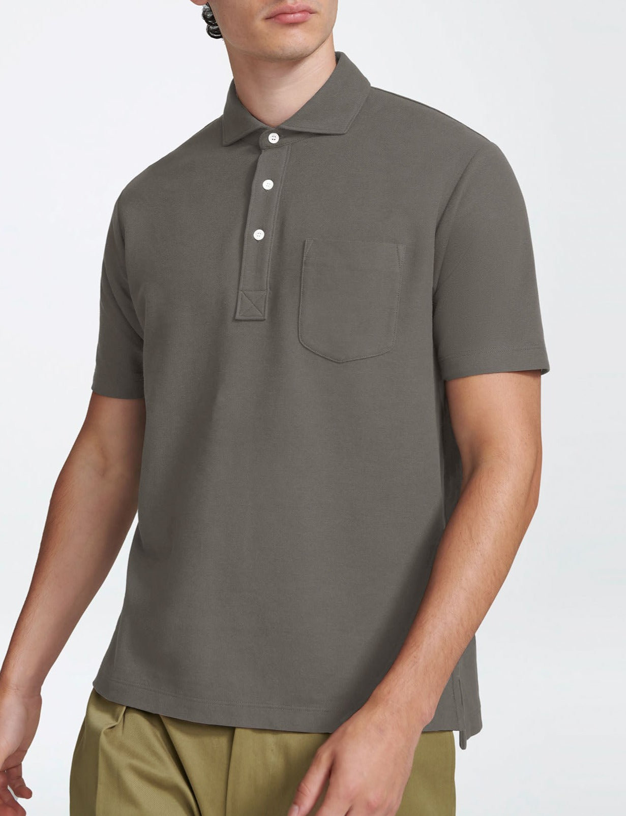 Handvaerk Spead Collar Pique Polo Top