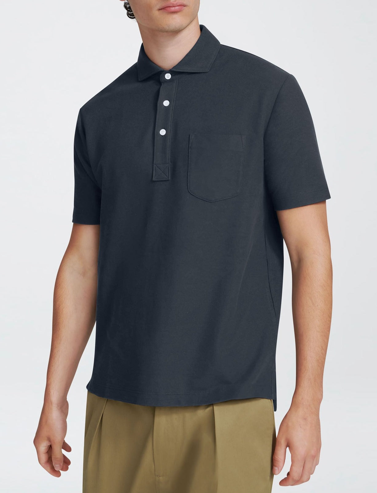 Handvaerk Spead Collar Pique Polo Top