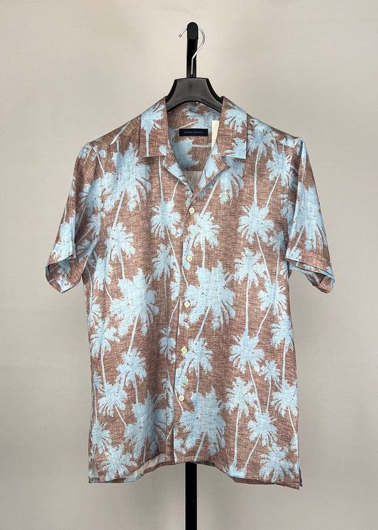 Patrick Assaraf Tropical Camp Collar Shirt