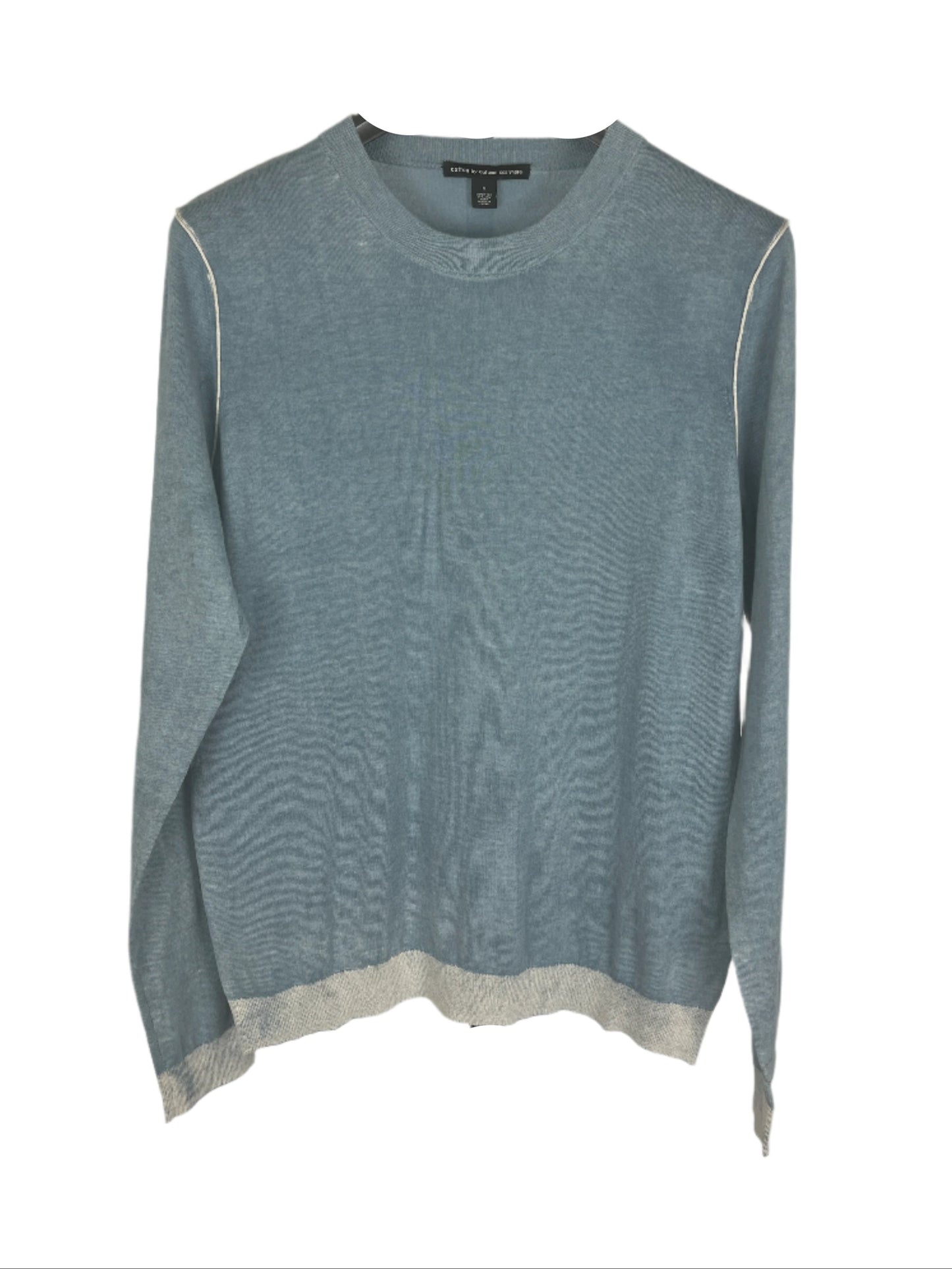 Autumn Cashmere Inked Crew W/Piping