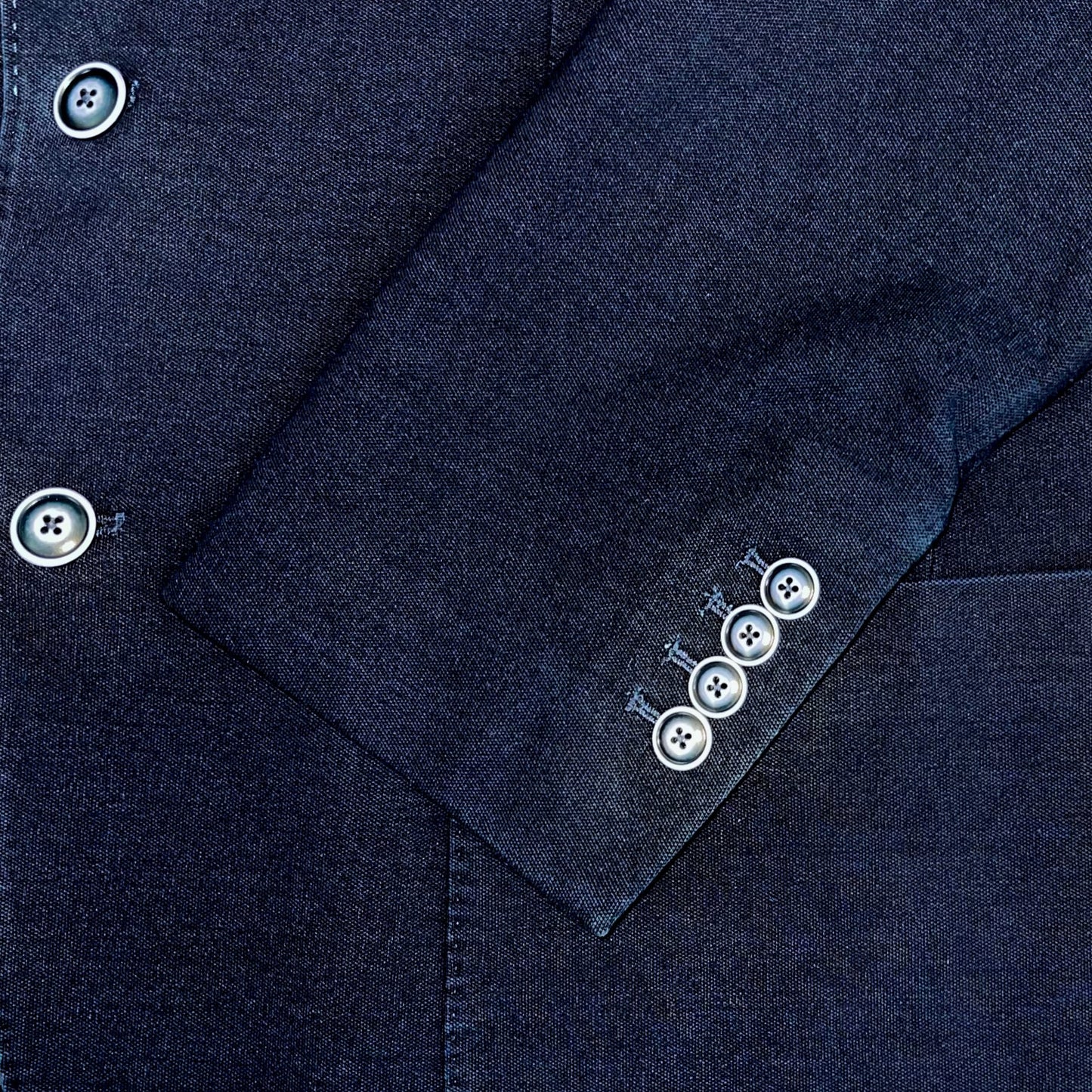 Circolo Piquet Stone Washed Indaco Jacket