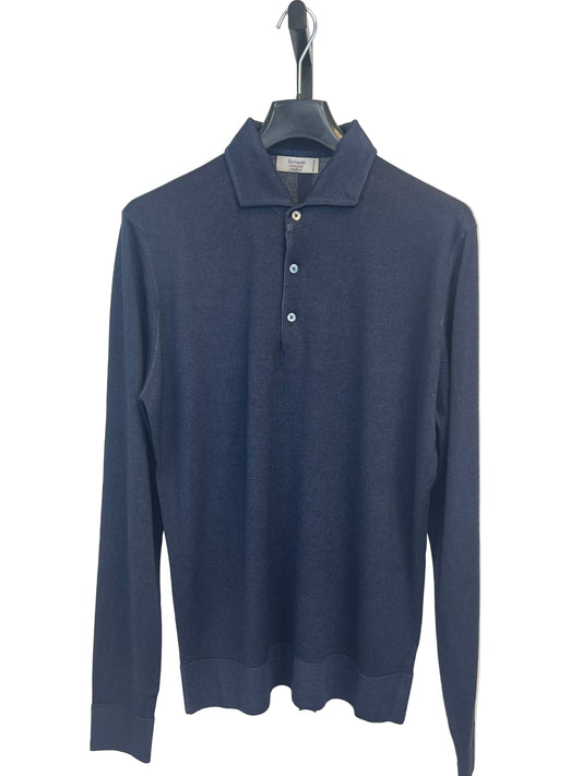 Ferrante Wool/Silk L/S Knit Polo