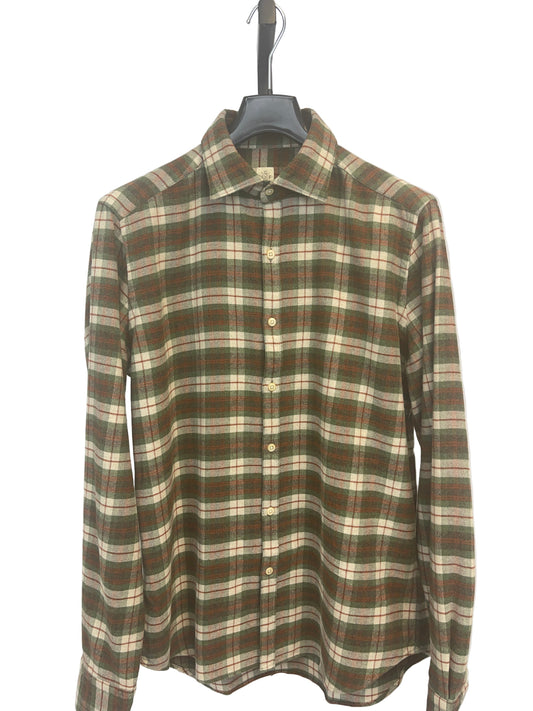 GMF Cotton Flannel Plaid Shirt
