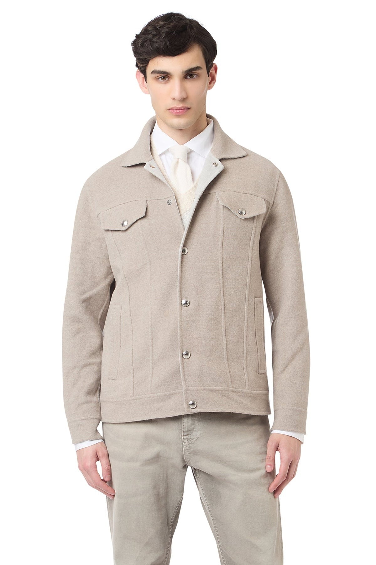 Eleventy Wool Double Pocket Jacket