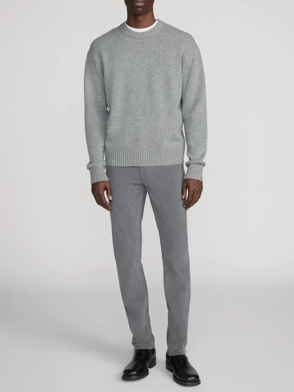 Frame Modern Straight Brushed Twill Jean