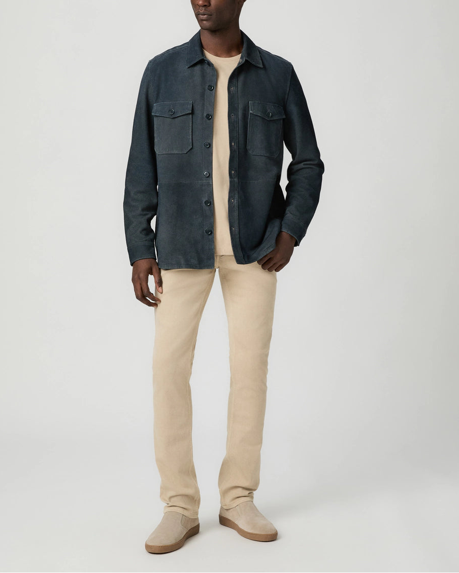 Paige Federal Transcend Slim Straight Jean