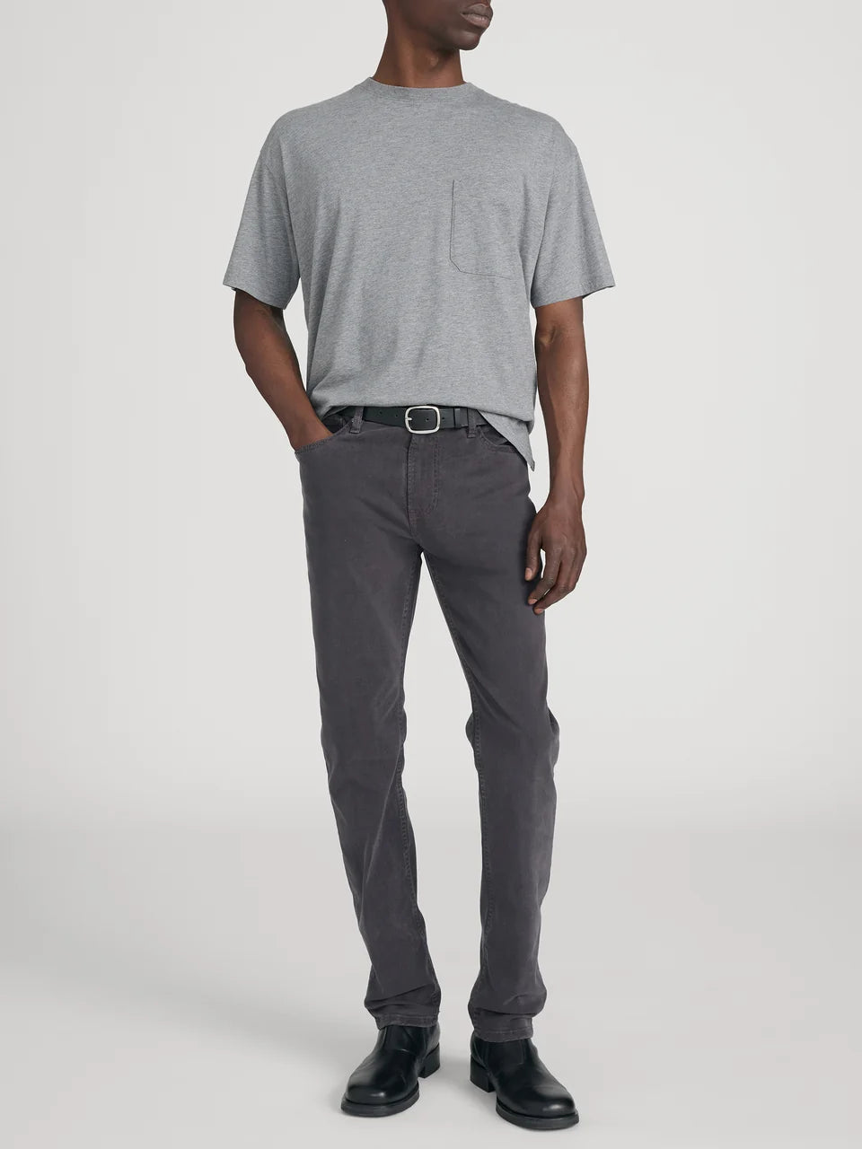 Frame Modern Straight Brushed Twill Jean