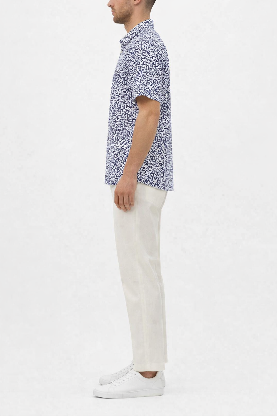 GMF Short Sleeve Floral Print Shirt