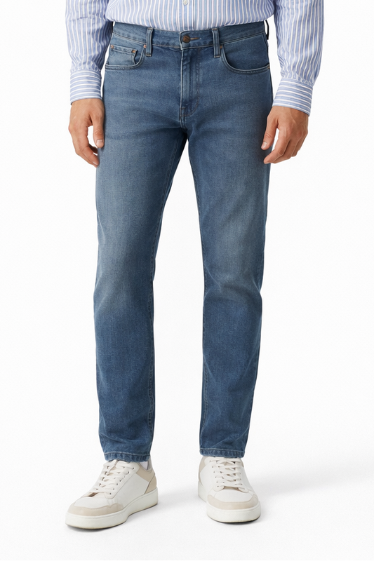 Paige Federal Transcend Slim Straight Jean