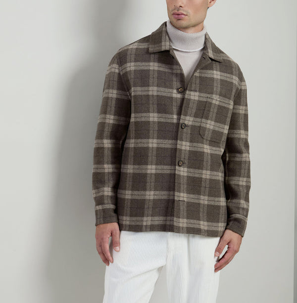 Eleventy Loro Piana Wool Overshirt
