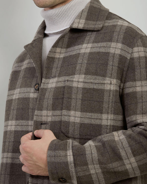 Eleventy Loro Piana Wool Overshirt