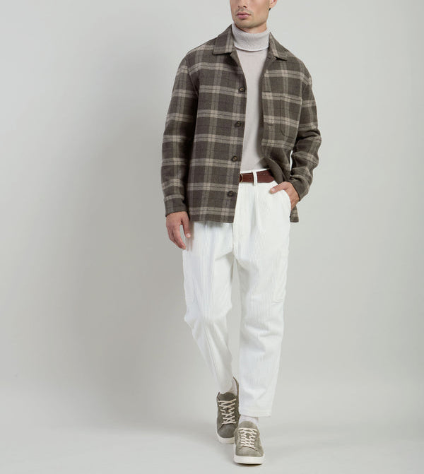 Eleventy Loro Piana Wool Overshirt