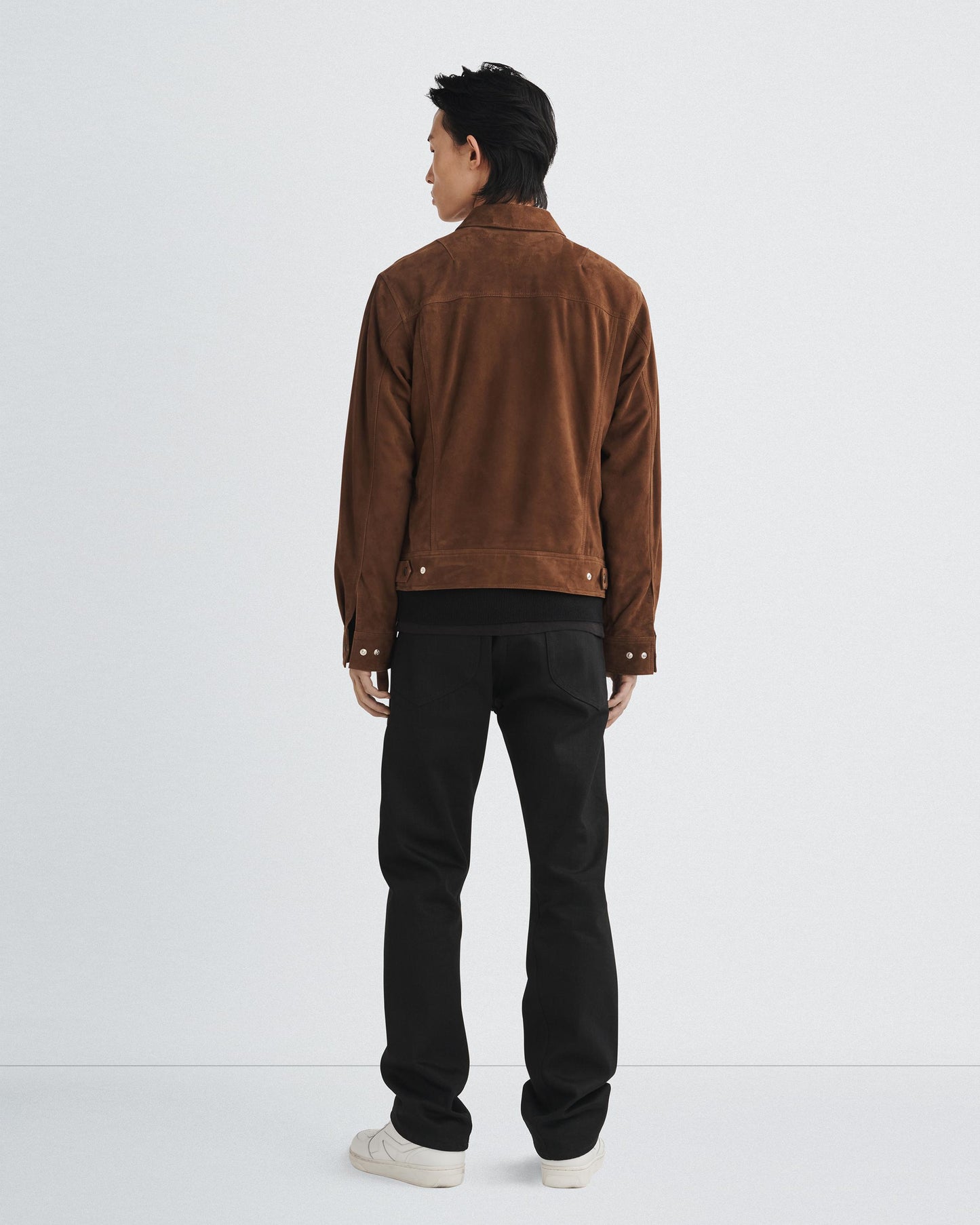 Rag & Bone Owen Suede Trucker Jacket