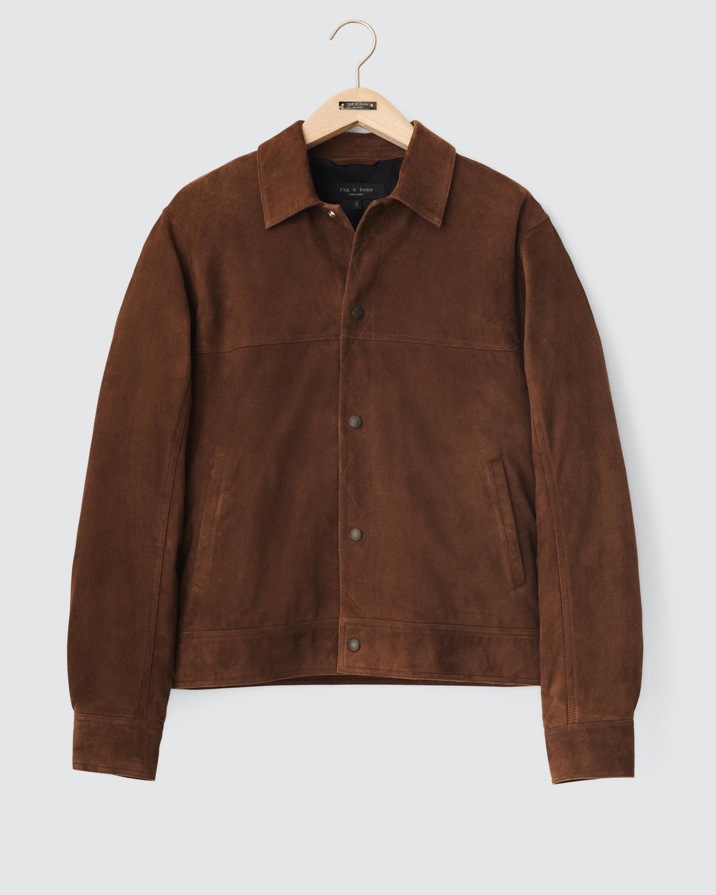 Rag & Bone Owen Suede Trucker Jacket