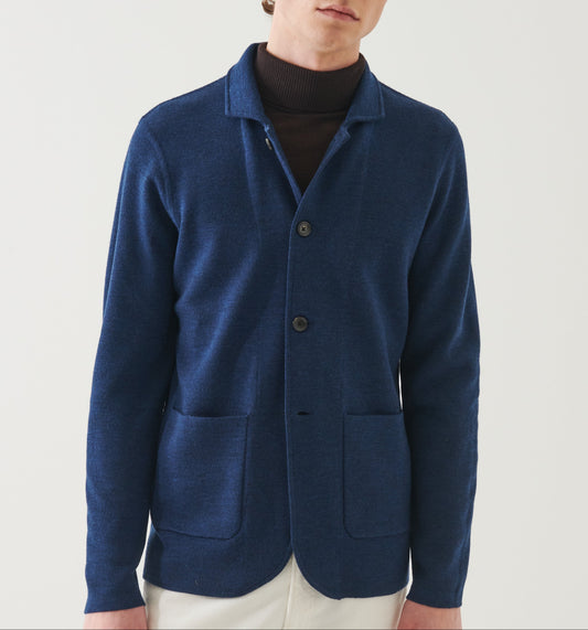 Patrick Assaraf Double Face Button Jacket