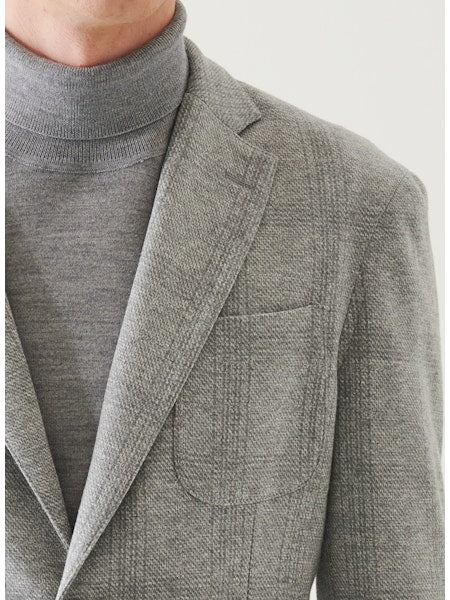 Patrick Assaraf Glen Plaid Soft Jacket