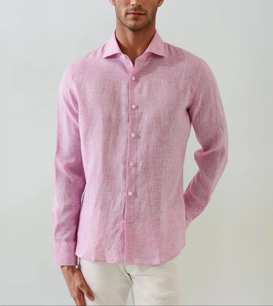 Patrick Assaraf End On End Linen Shirt