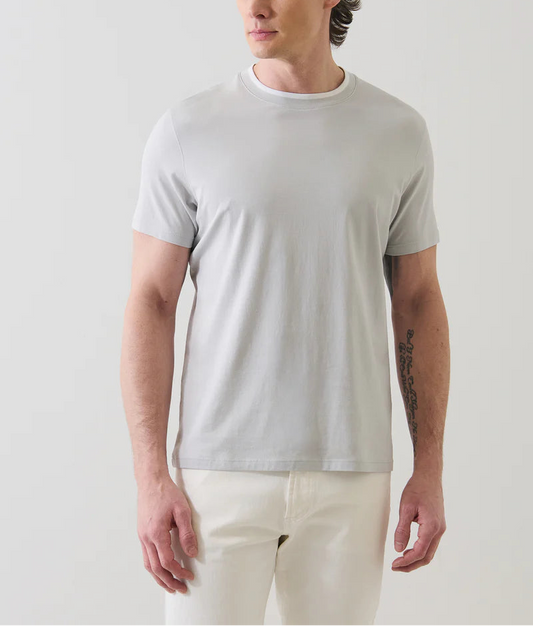 Patrick Assaraf Cotton Tipped Crew Neck Tee