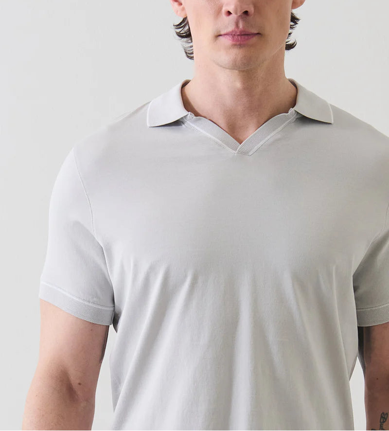 Patrick Assaraf Cotton Tipped Johnny Collar Shirt