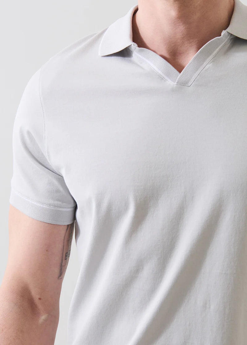 Patrick Assaraf Cotton Tipped Johnny Collar Shirt