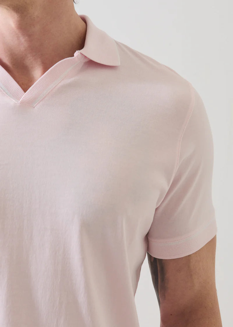 Patrick Assaraf Cotton Tipped Johnny Collar Shirt