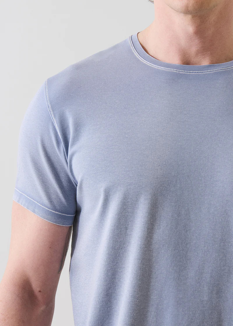 Patrick Assaraf SS Cotton Stretch Crew Neck Tee