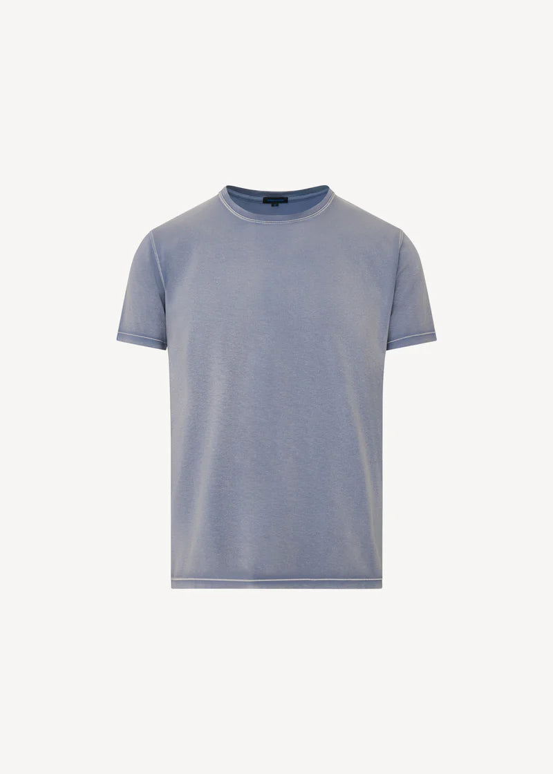Patrick Assaraf SS Cotton Stretch Crew Neck Tee
