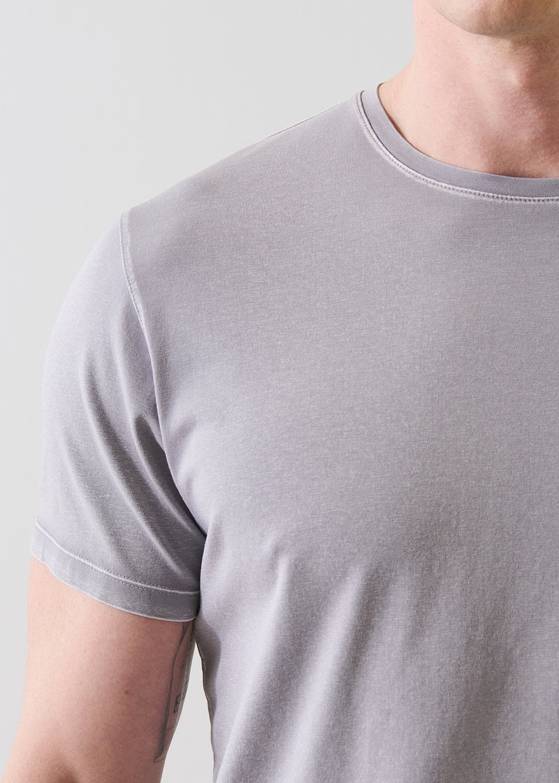 Patrick Assaraf SS Cotton Stretch Crew Neck Tee