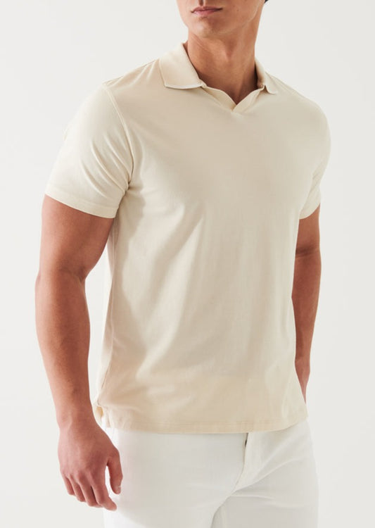 Patrick Assaraf Iconic Tipped Open Polo