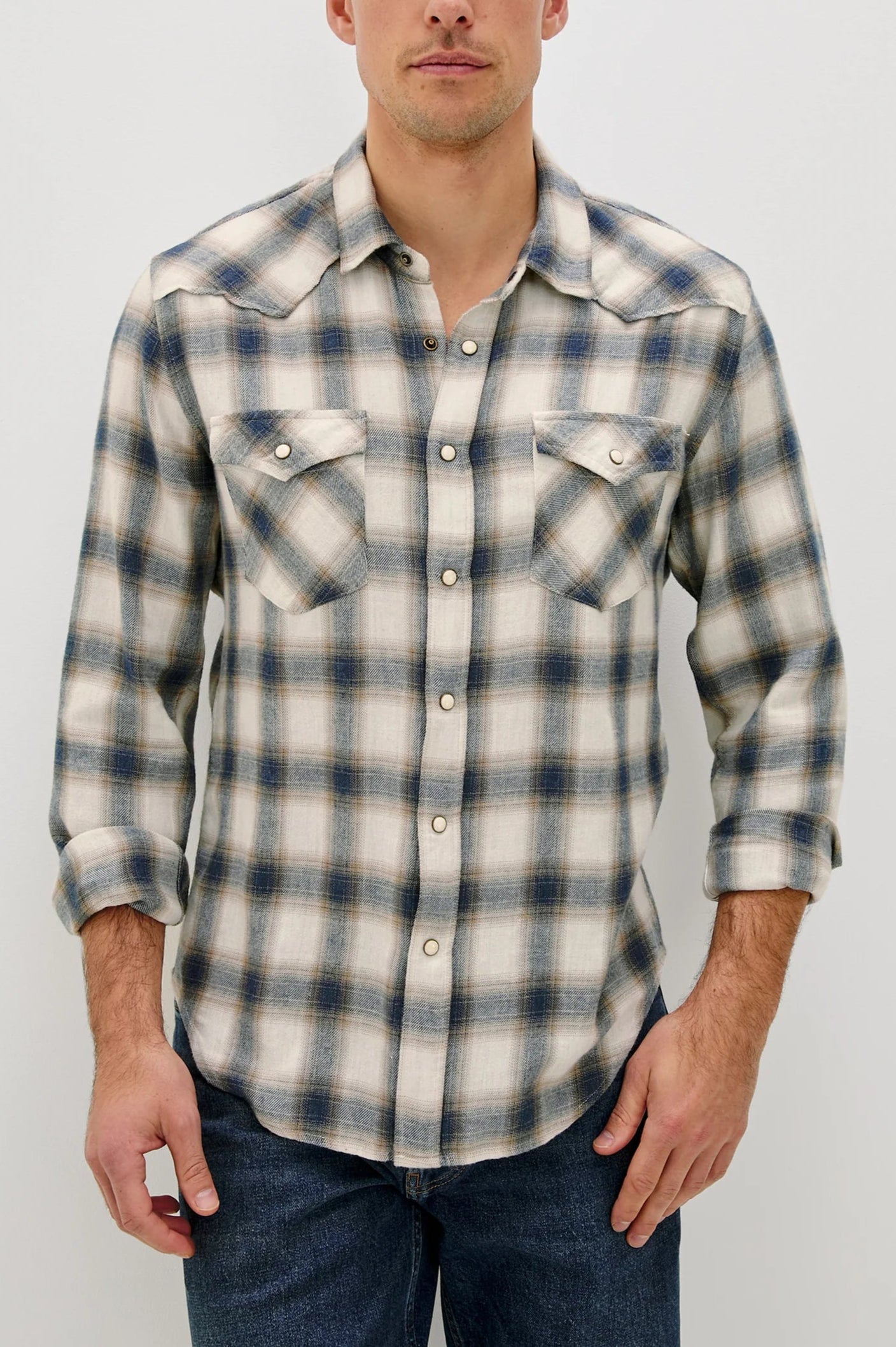Rails Roy Snap Button Check Shirt