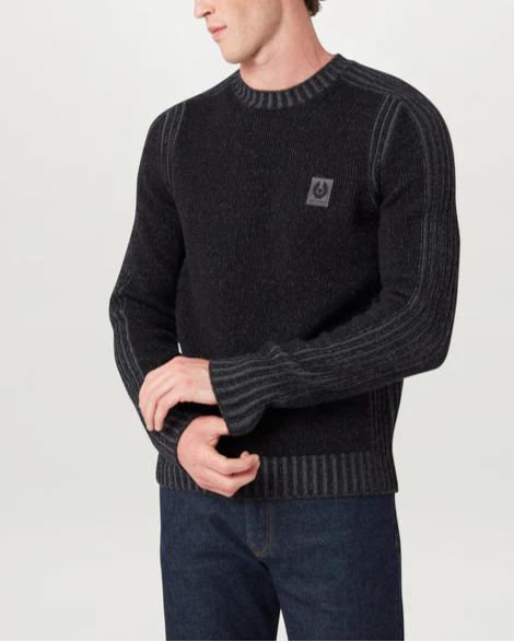 Belstaff Seasonal Watch Crew Neck Wool Sweater