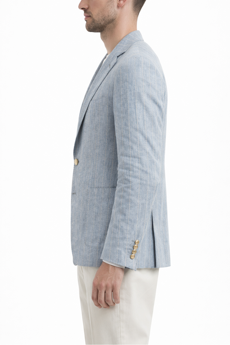 Fradi Linen Stripe Jacket