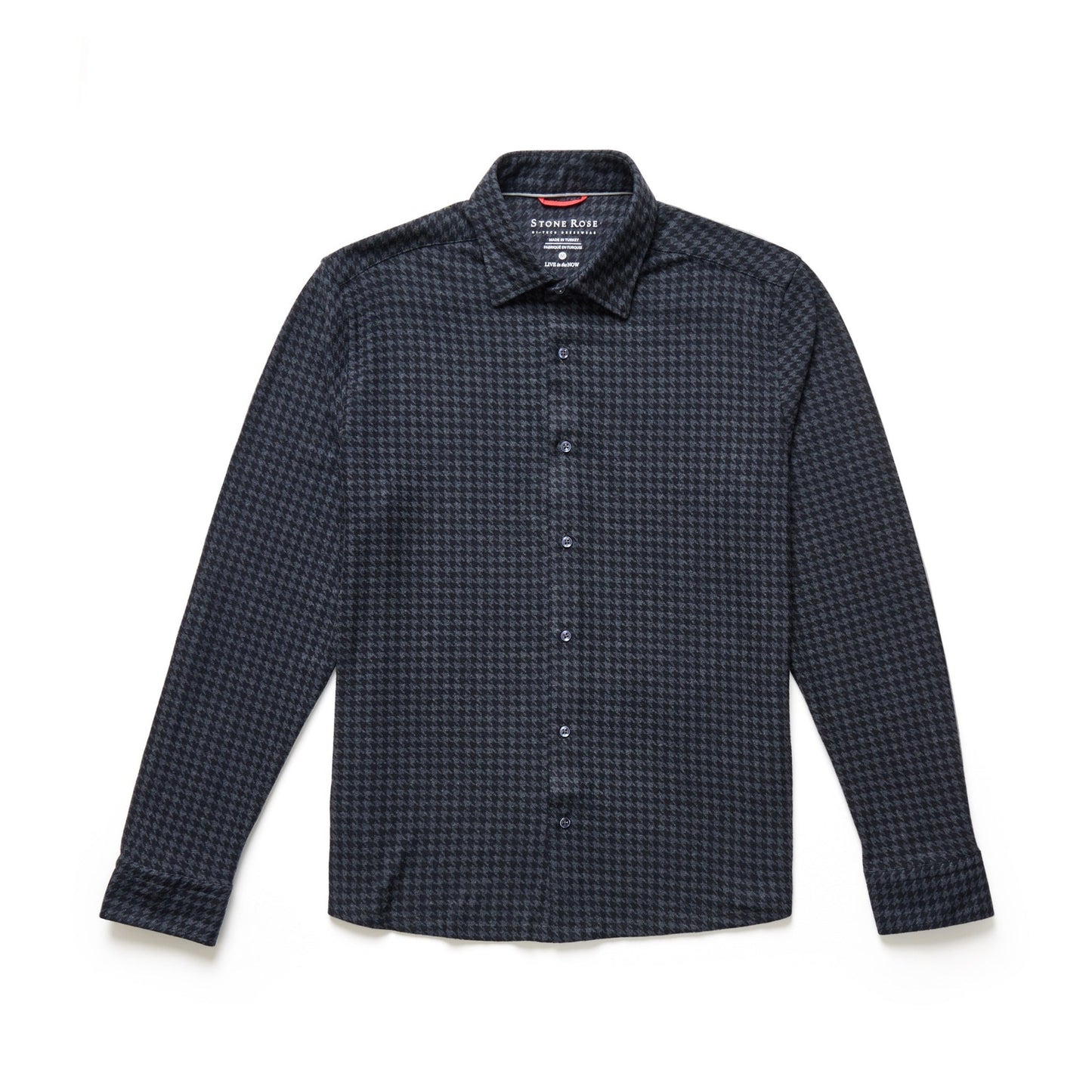 Stone Rose Houndstooth Jersey Shirt