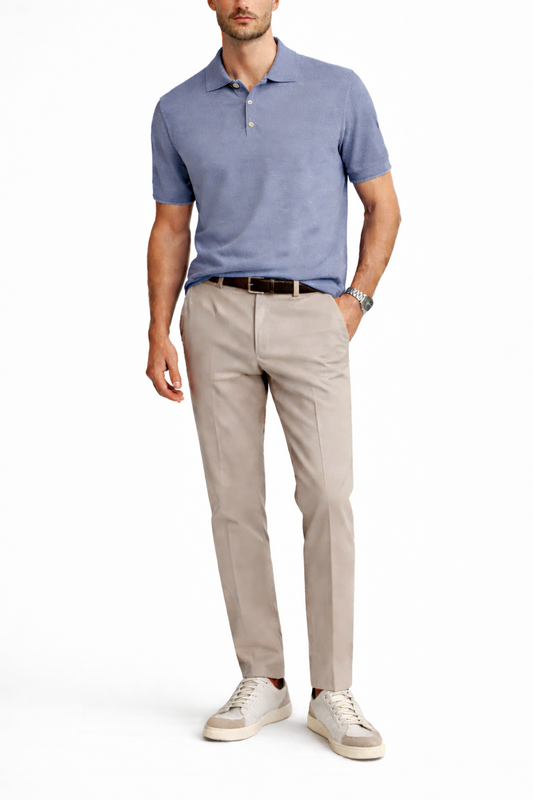 Altea Cotton Cashmere Polo Shirt