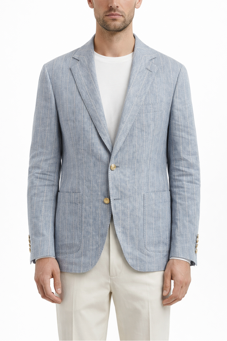 Fradi Linen Stripe Jacket