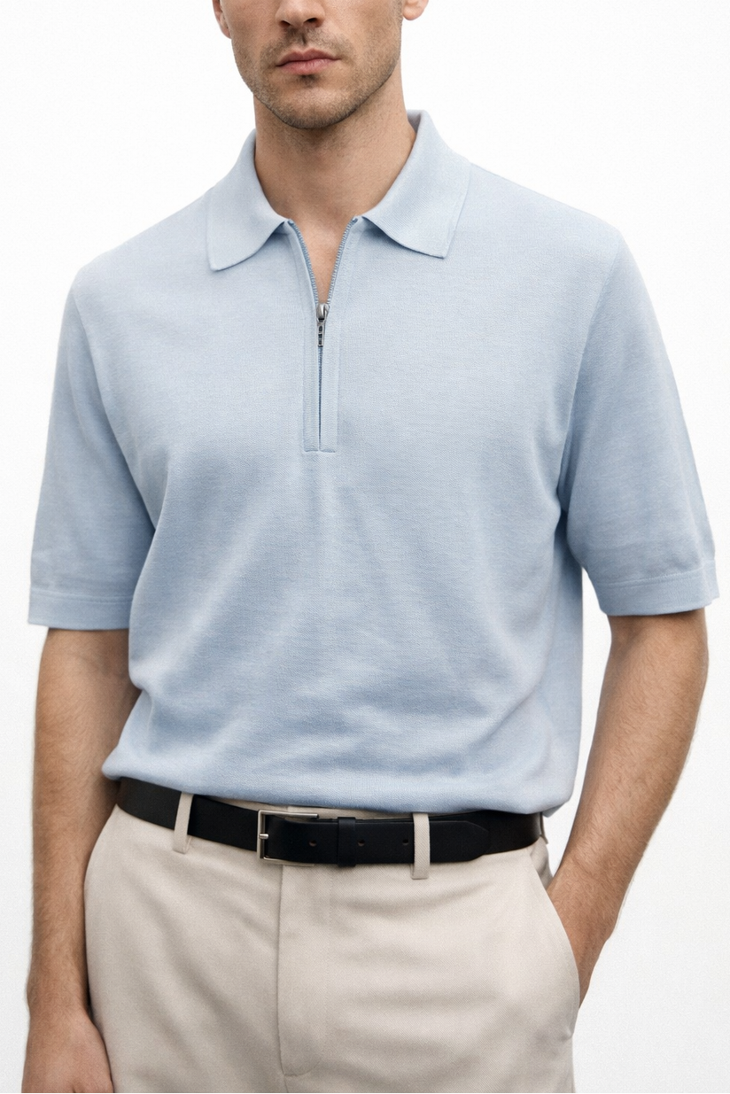 Fradi 1/4 Zip Knit Polo