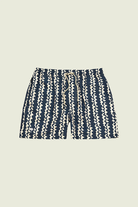 OAS Blue Scribble Swim Shorts