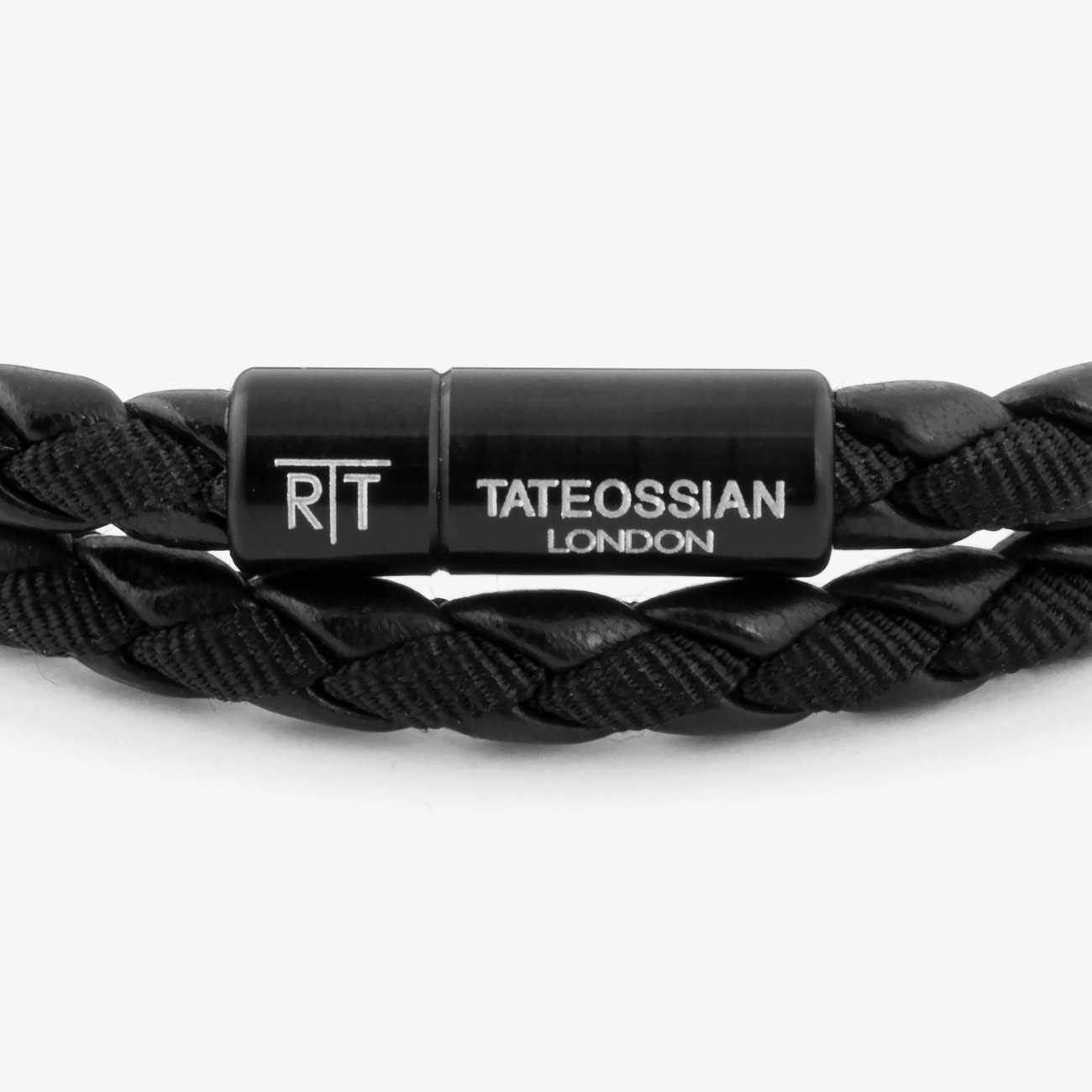 Tateossian Chelsea Leather Bracelet