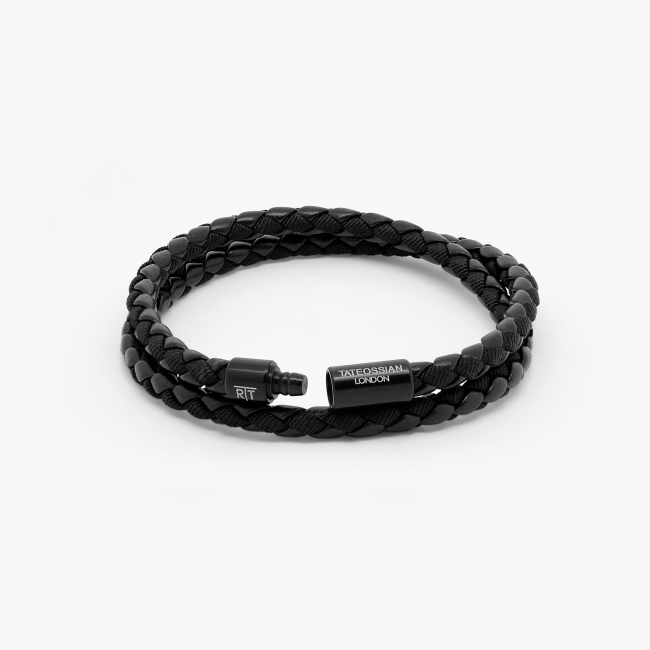 Tateossian Chelsea Leather Bracelet