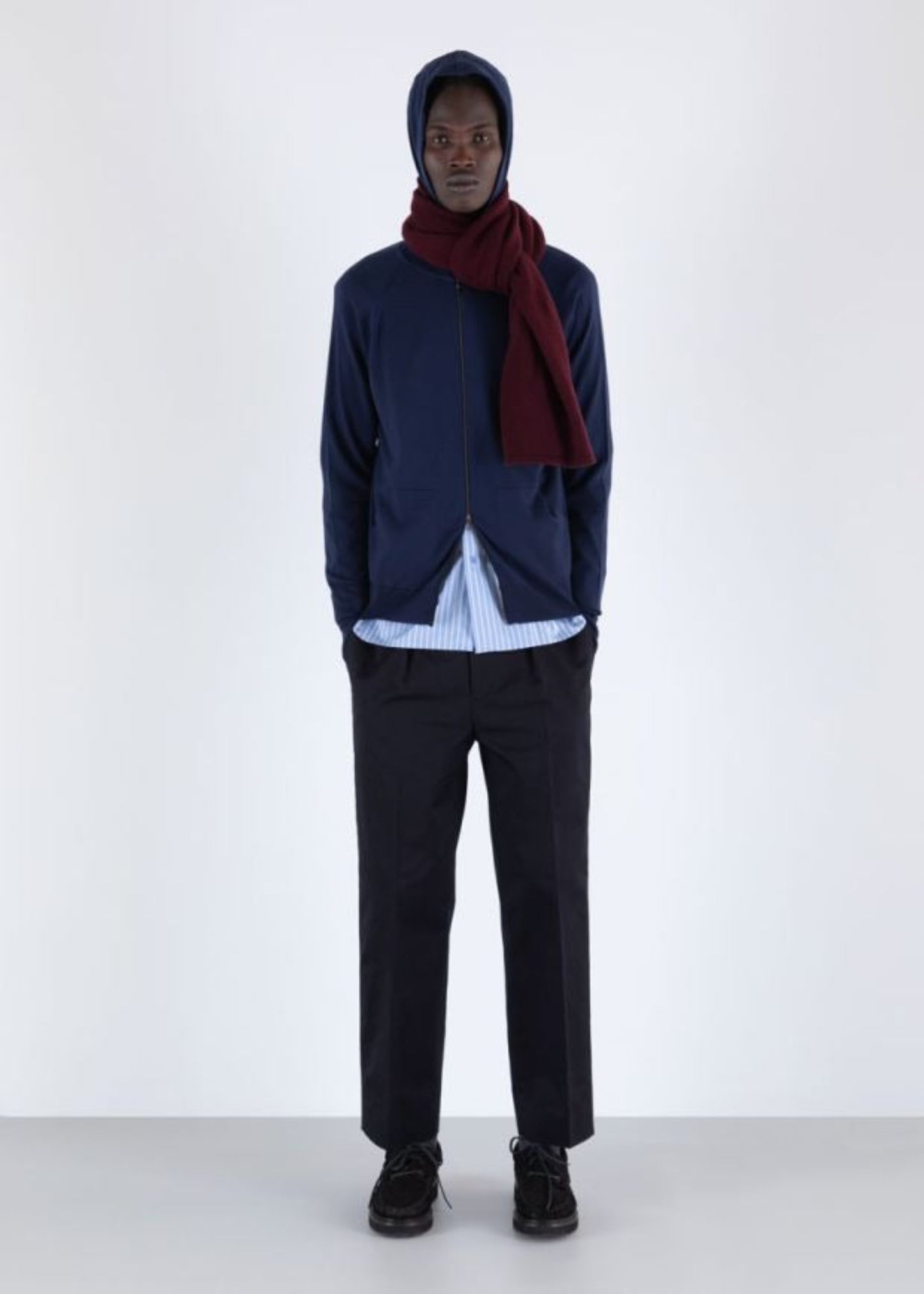 John Smedley Carty Zip L/S Hoody