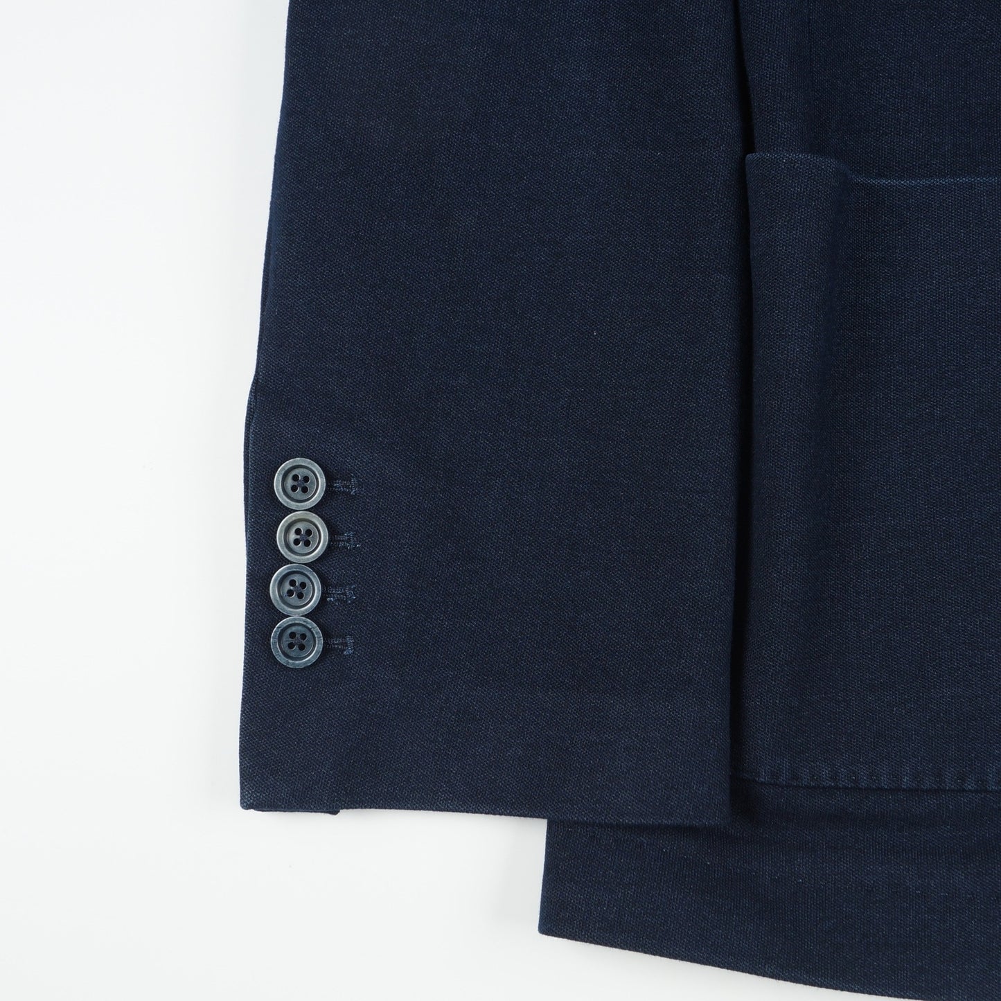 Circolo Piquet Stone Washed Indaco Jacket