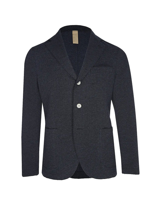 Eleventy Single Breasted Herringbone Jacket