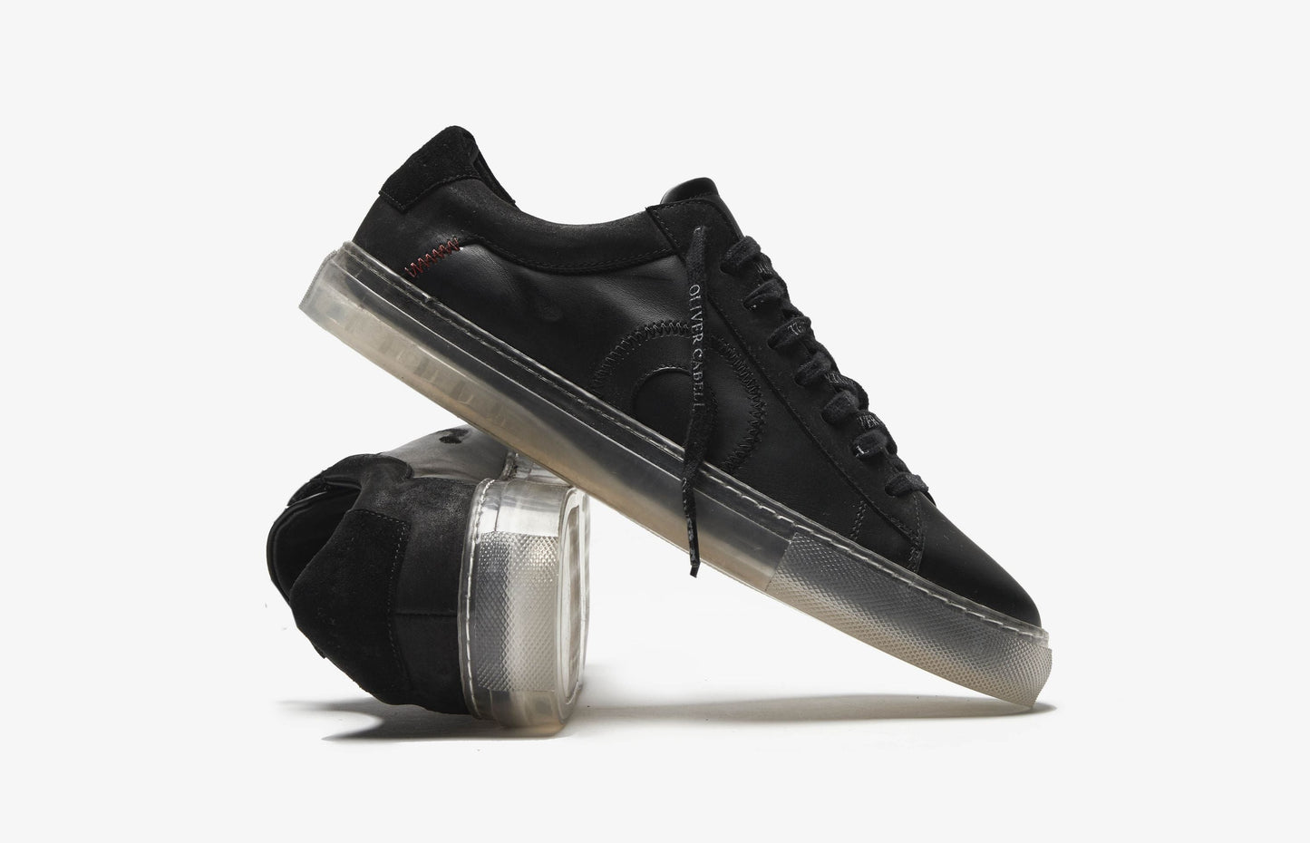 Oliver Cabell Low 1 Sneaker | Black Ghost