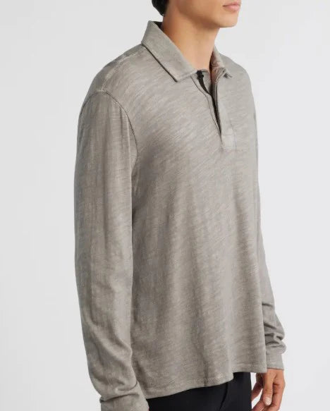 Rag & Bone Washed Flame is Rugby Polo